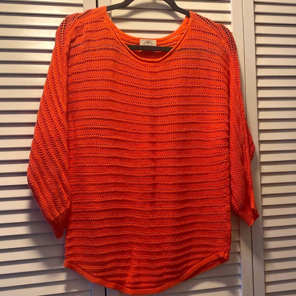 100% cotton knit sweater